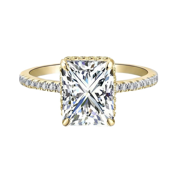 18K Yellow Gold Plated, 10K Solid Yellow Gold