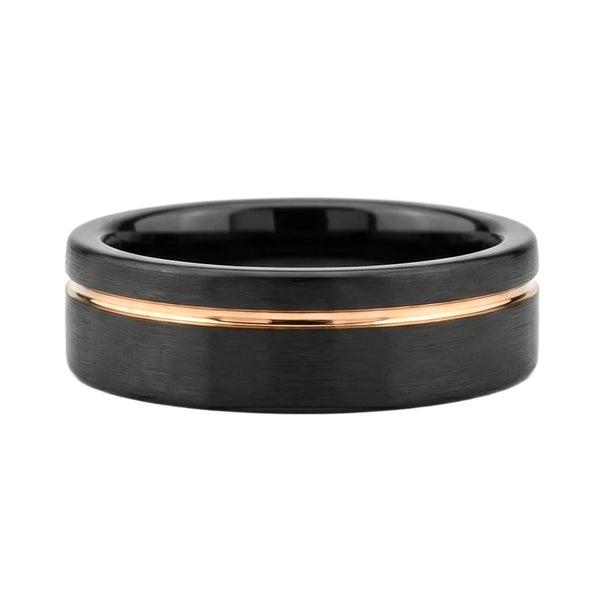 Havariel Band in Tungsten Carbide - Blackrhodium