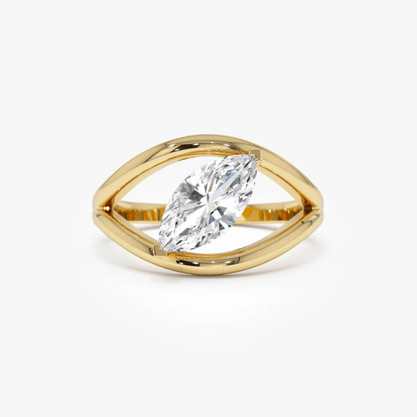 Belnovfa 1.3 Carat Moissanite Ring