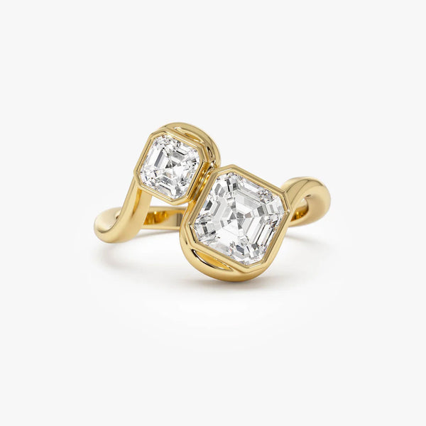 Ellaaelea 2 Carat Moissanite Ring