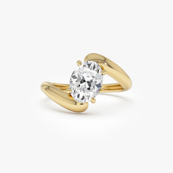 Silauslia 1.5 Carat Moissanite Ring
