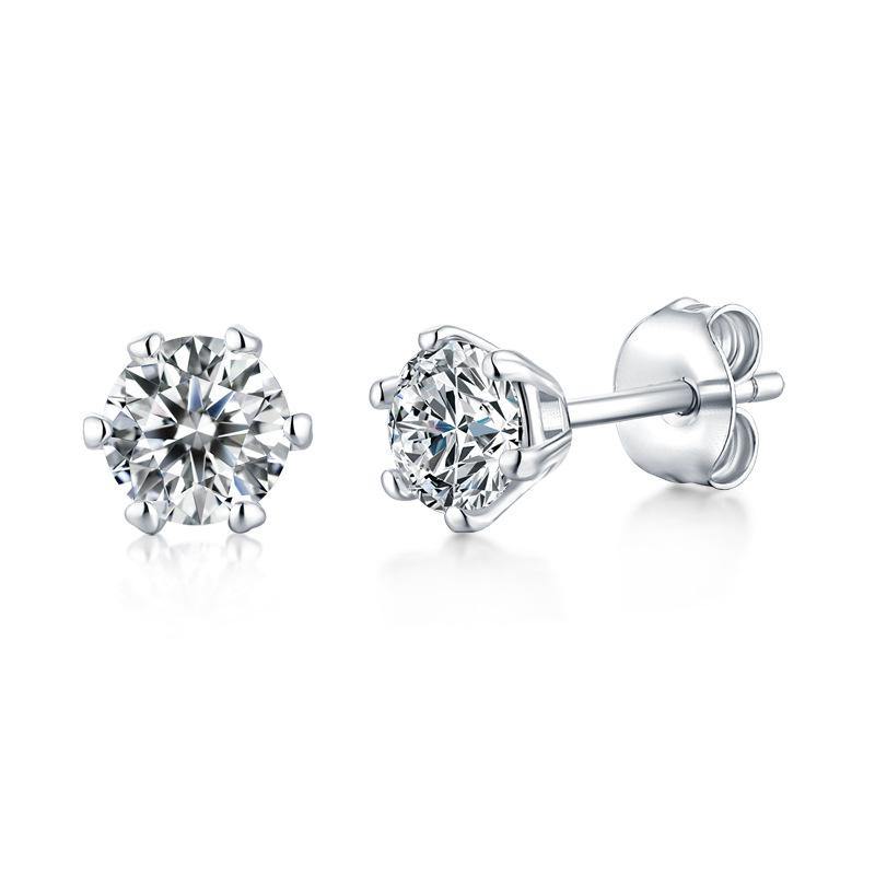 Breanel 3 Carat Round Brilliant Moissanite Earring