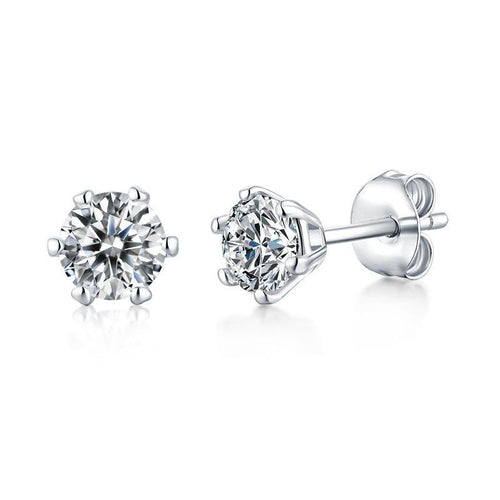Breanel 3 Carat Round Brilliant Moissanite Earring