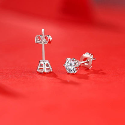 Breanel 3 Carat Round Brilliant Moissanite Earring