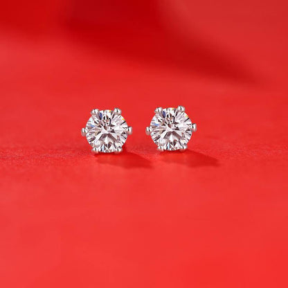 Breanel 3 Carat Round Brilliant Moissanite Earring