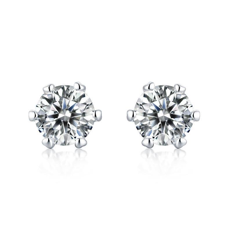 Breanel 3 Carat Round Brilliant Moissanite Earring