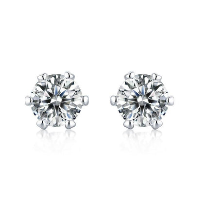 Breanel 3 Carat Round Brilliant Moissanite Earring