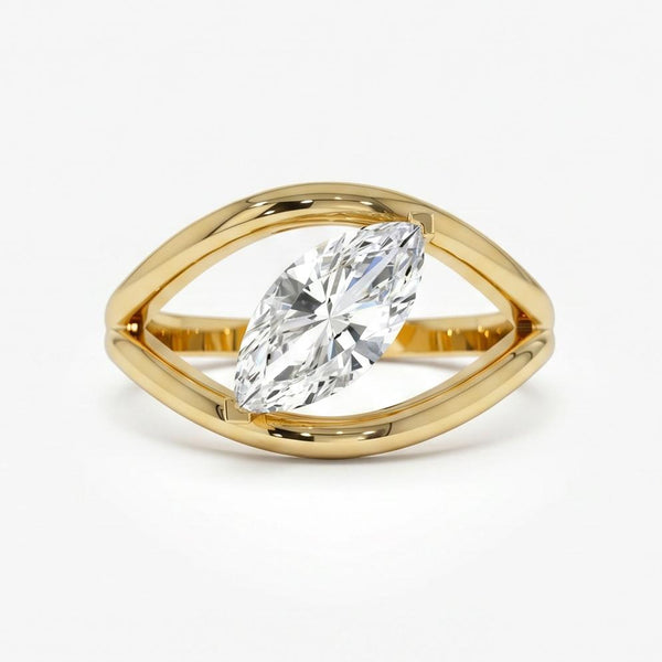 18K Yellow Gold Plated