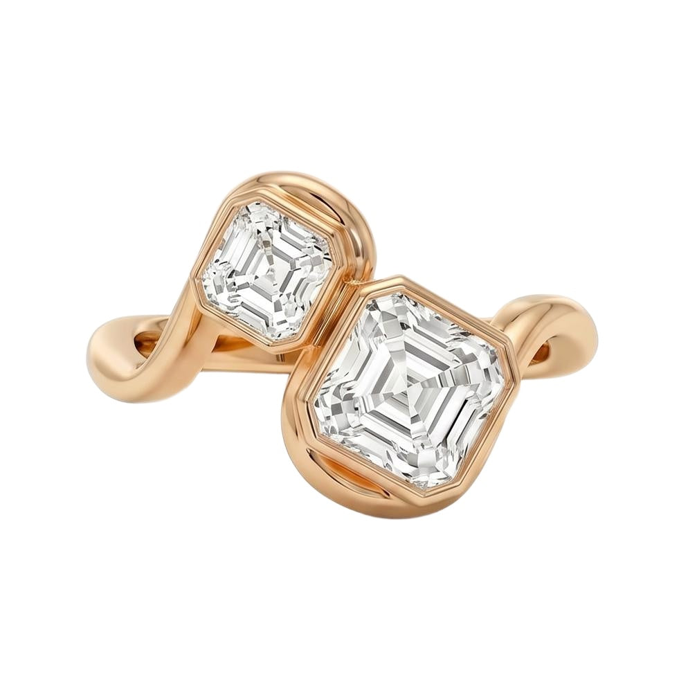 18K Rose Gold Plated, 10K Solid Rose Gold