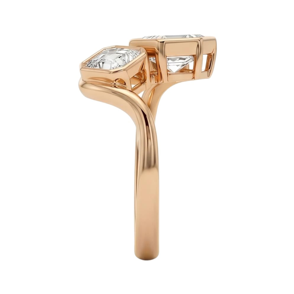 18K Rose Gold Plated, 10K Solid Rose Gold