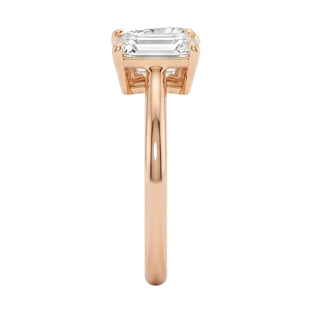 18K Rose Gold Plated, 10K Solid Rose Gold