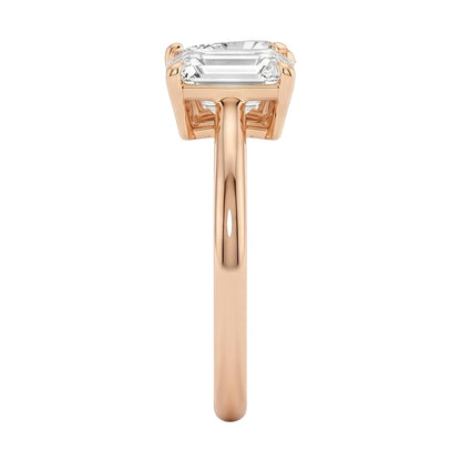 18K Rose Gold Plated, 10K Solid Rose Gold