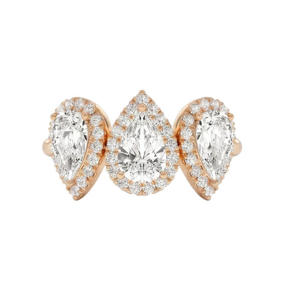 18K Rose Gold Plated, 10K Solid Rose Gold