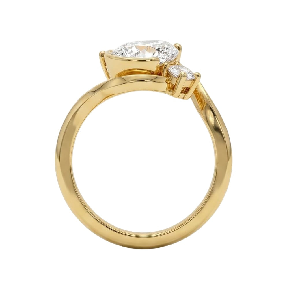 18K Yellow Gold Plated, 10K Solid Yellow Gold