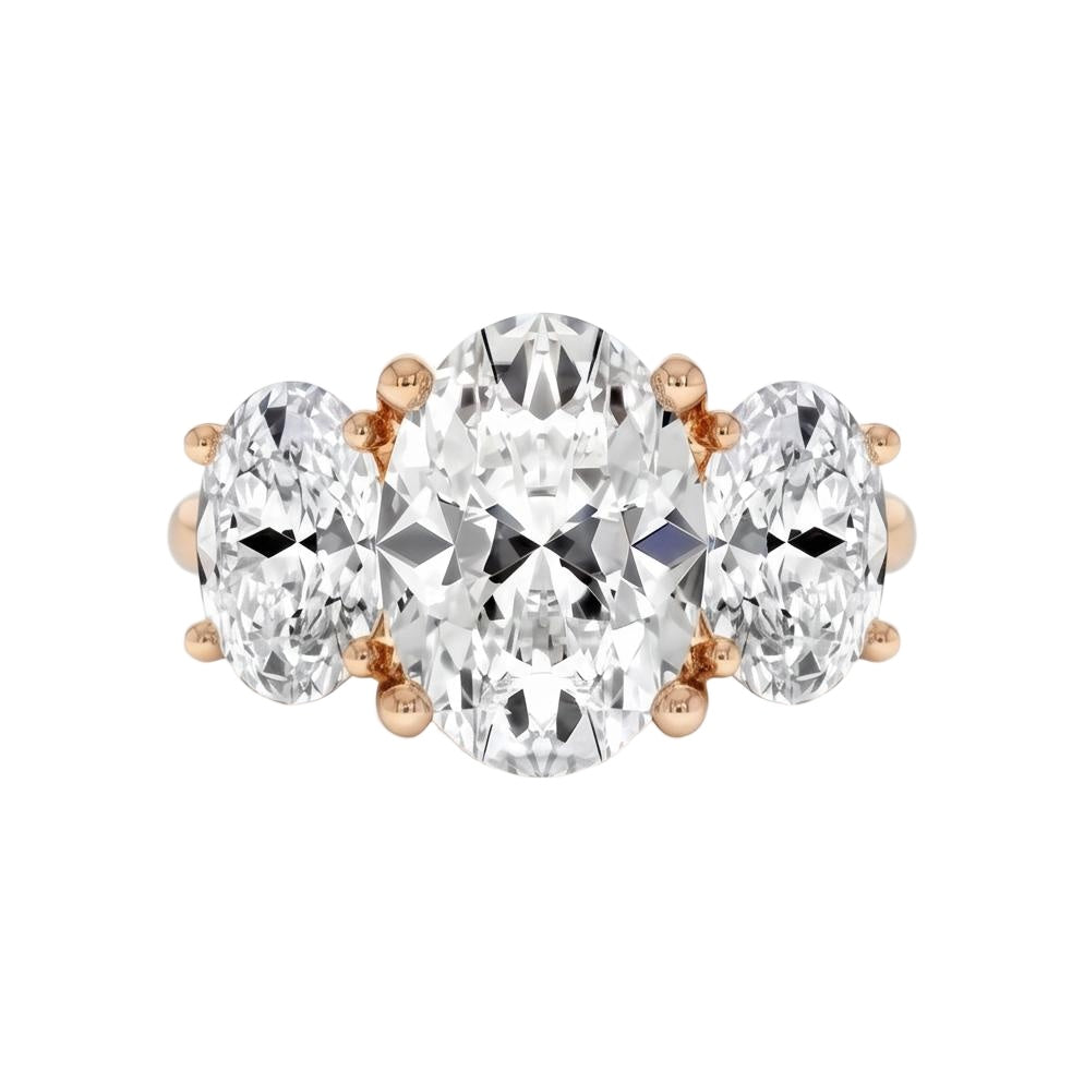 18K Rose Gold Plated, 10K Solid Rose Gold