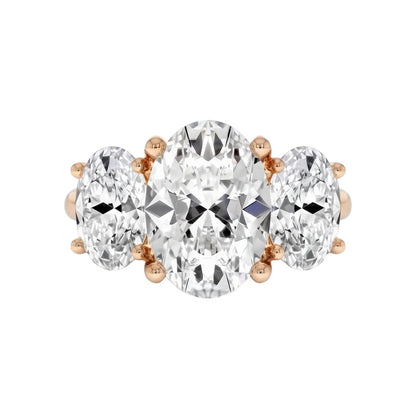 18K Rose Gold Plated, 10K Solid Rose Gold