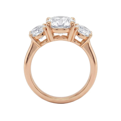 18K Rose Gold Plated, 10K Solid Rose Gold