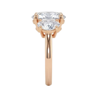 18K Rose Gold Plated, 10K Solid Rose Gold