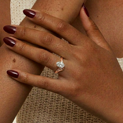 18K Rose Gold Plated, 10K Solid Rose Gold