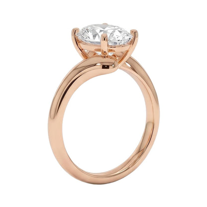 18K Rose Gold Plated, 10K Solid Rose Gold