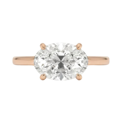 18K Rose Gold Plated, 10K Solid Rose Gold