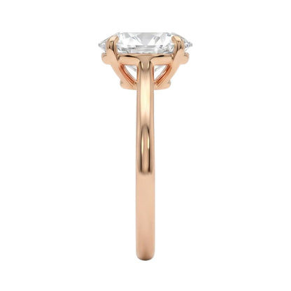 18K Rose Gold Plated, 10K Solid Rose Gold