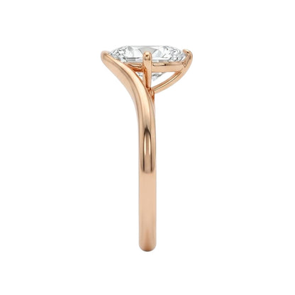 18K Rose Gold Plated, 10K Solid Rose Gold