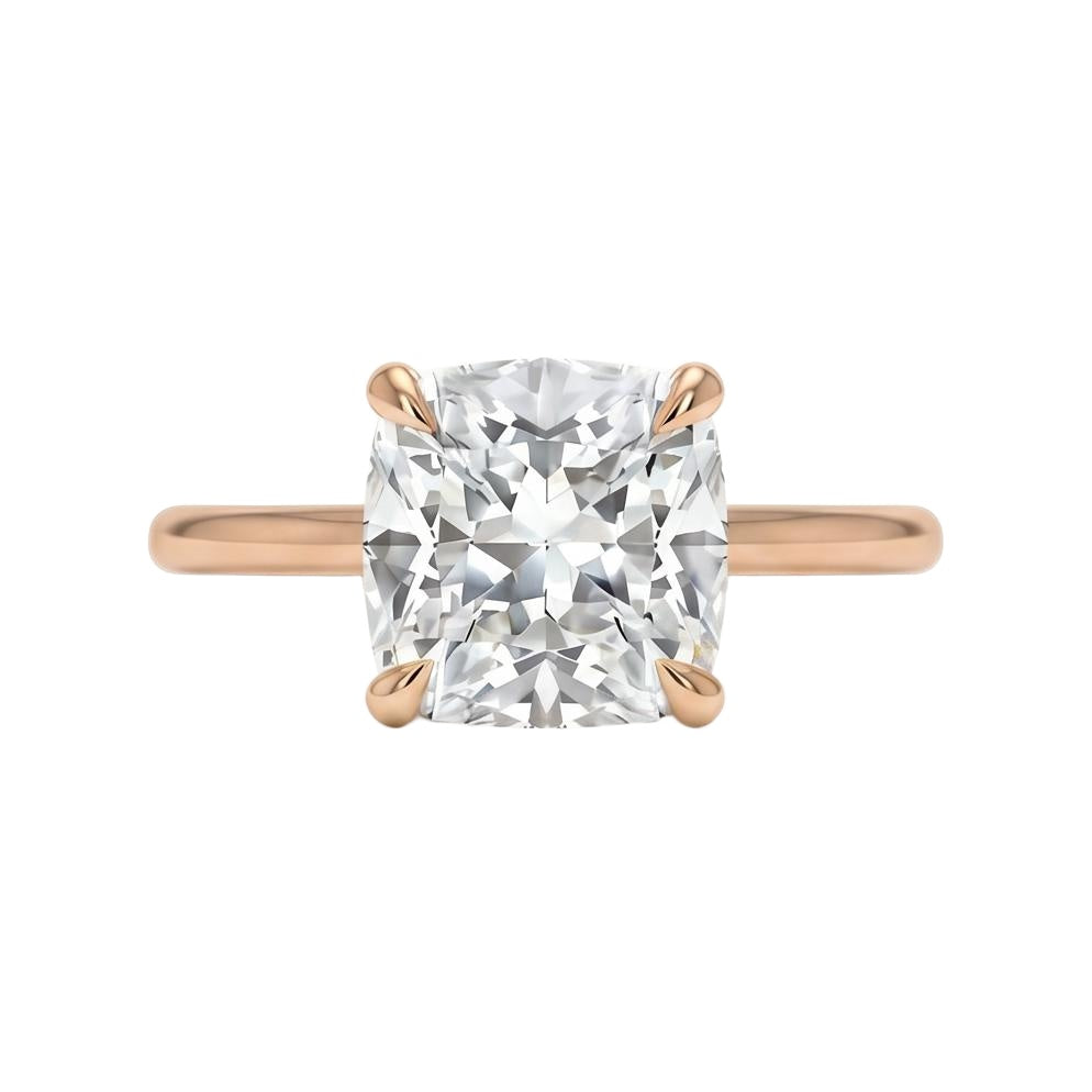 18K Rose Gold Plated, 10K Solid Rose Gold
