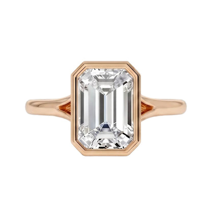 18K Rose Gold Plated, 10K Solid Rose Gold