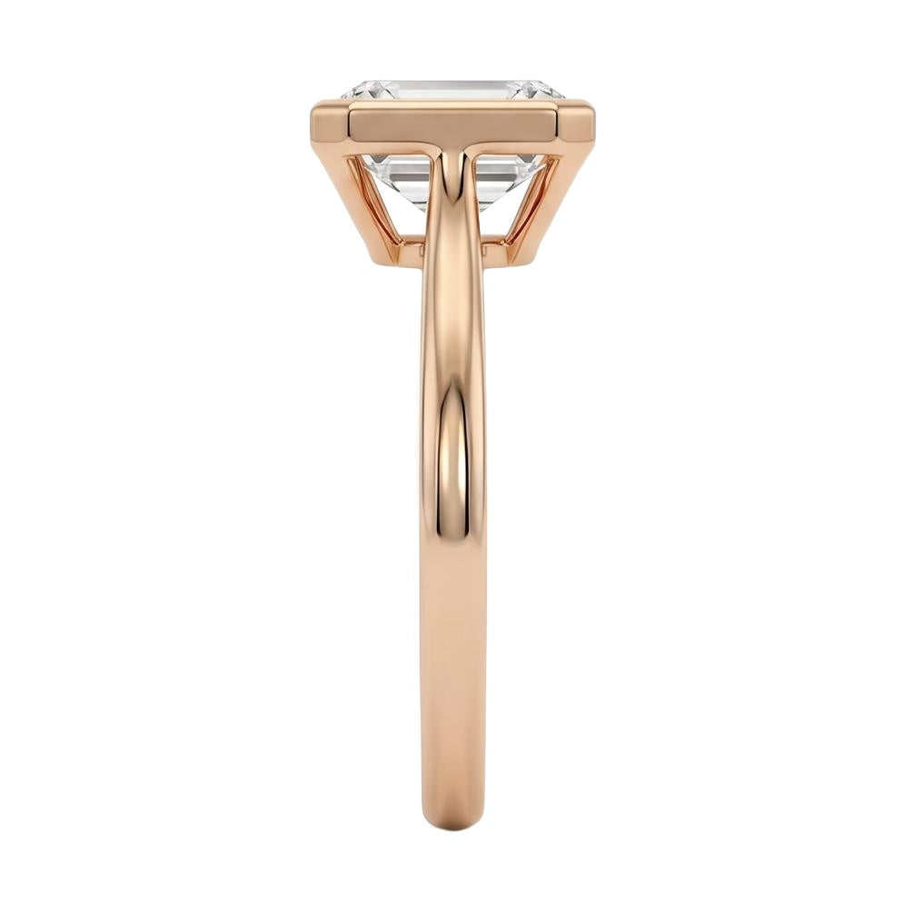 18K Rose Gold Plated, 10K Solid Rose Gold