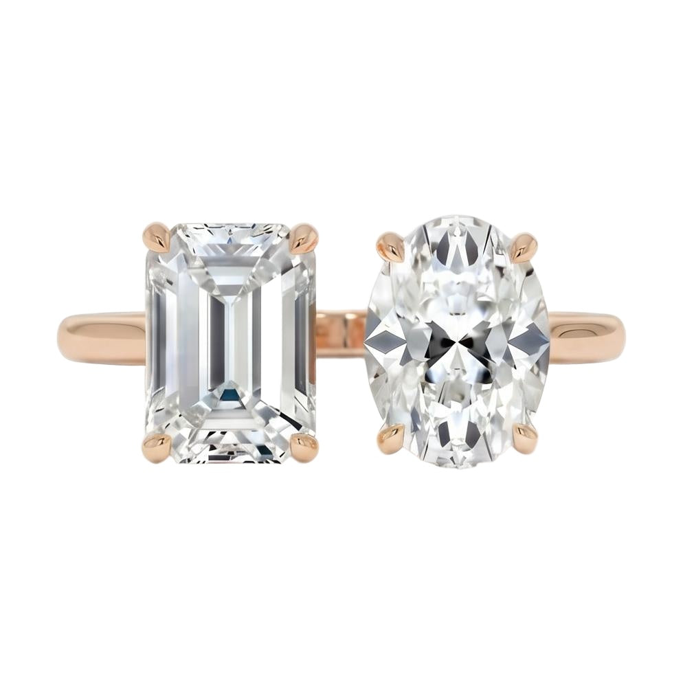 18K Rose Gold Plated, 10K Solid Rose Gold