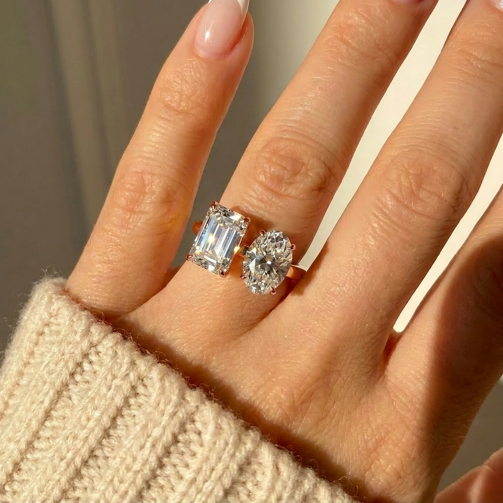 18K Rose Gold Plated, 10K Solid Rose Gold