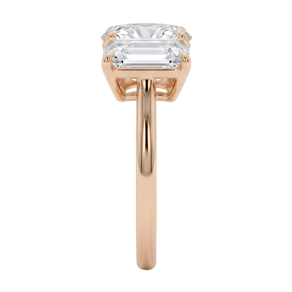 18K Rose Gold Plated, 10K Solid Rose Gold