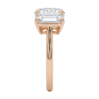 18K Rose Gold Plated, 10K Solid Rose Gold