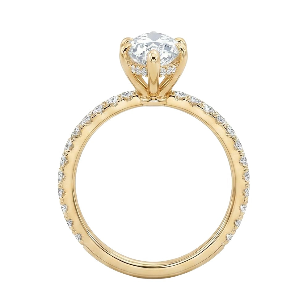 18K Yellow Gold Plated, 10K Solid Yellow Gold