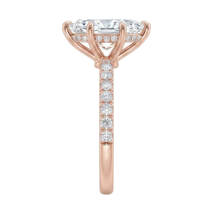 18K Rose Gold Plated, 10K Solid Rose Gold