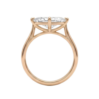 18K Rose Gold Plated, 10K Solid Rose Gold