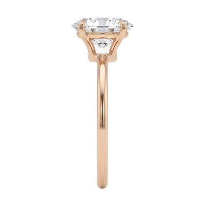 18K Rose Gold Plated, 10K Solid Rose Gold