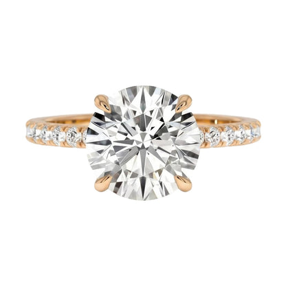 18K Rose Gold Plated, 10K Solid Rose Gold
