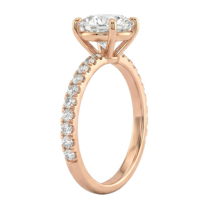 18K Rose Gold Plated, 10K Solid Rose Gold