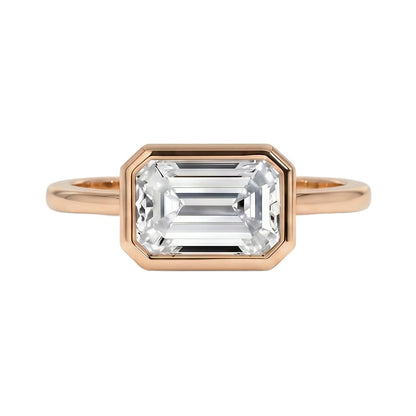 18K Rose Gold Plated, 10K Solid Rose Gold