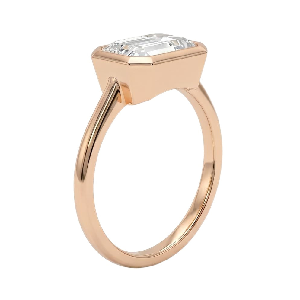 18K Rose Gold Plated, 10K Solid Rose Gold