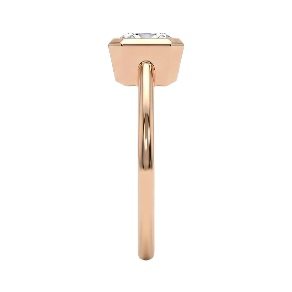 18K Rose Gold Plated, 10K Solid Rose Gold