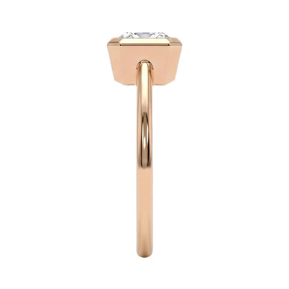 18K Rose Gold Plated, 10K Solid Rose Gold
