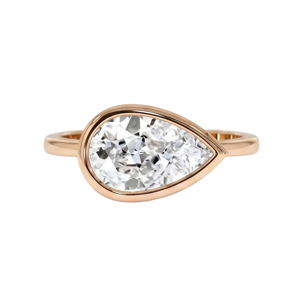 18K Rose Gold Plated, 10K Solid Rose Gold
