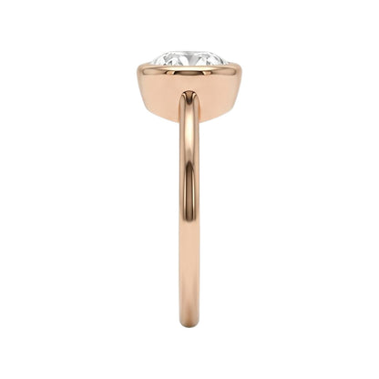 18K Rose Gold Plated, 10K Solid Rose Gold