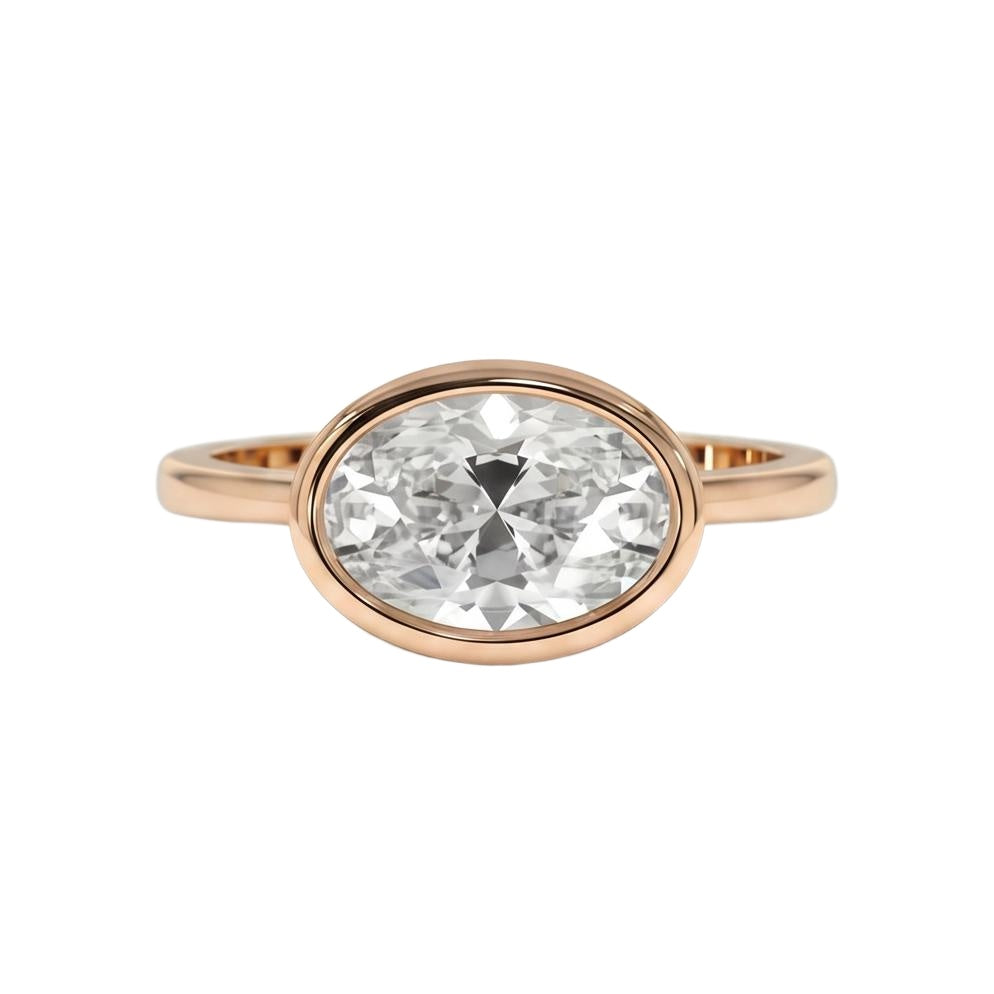 18K Rose Gold Plated, 10K Solid Rose Gold