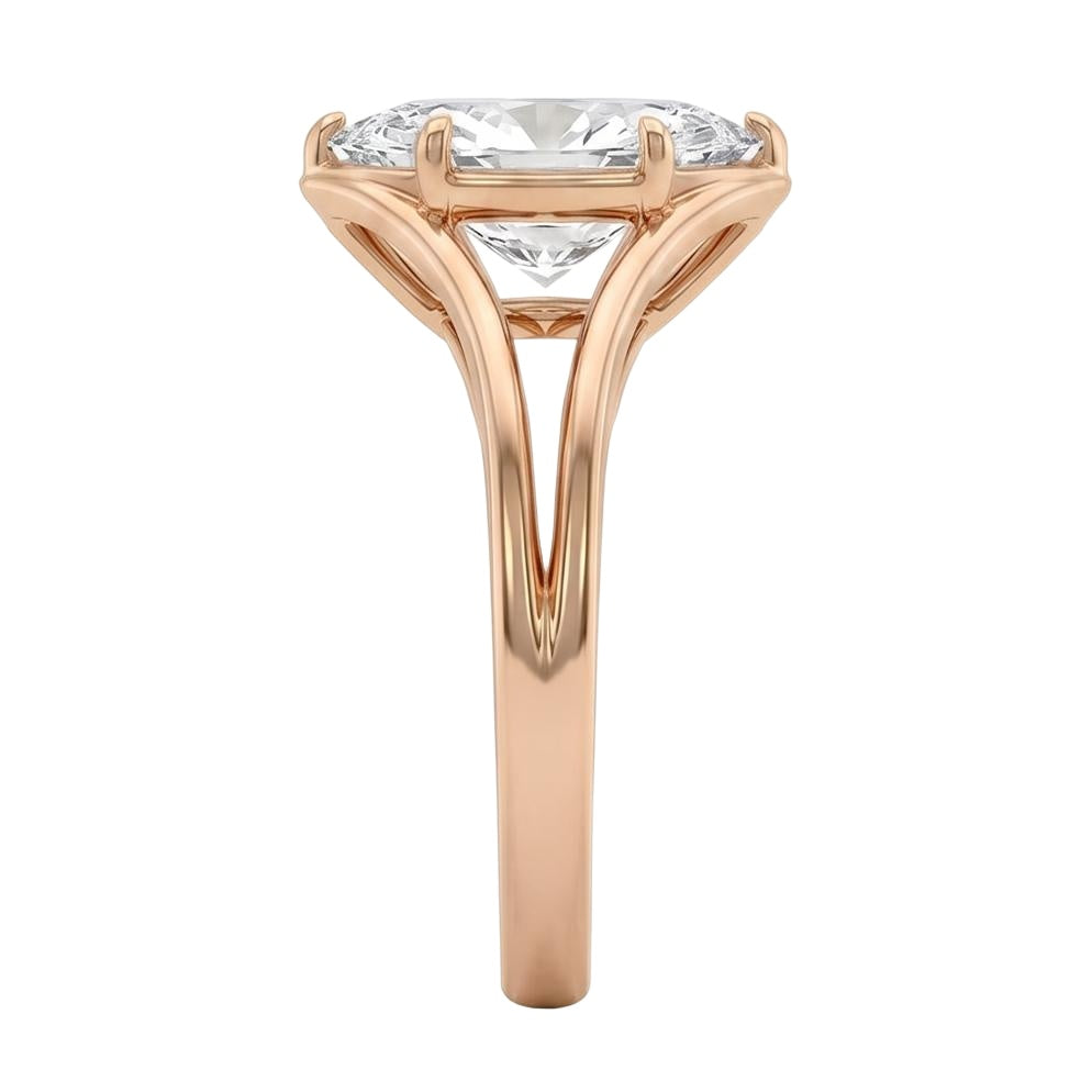 18K Rose Gold Plated, 10K Solid Rose Gold