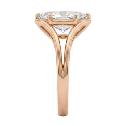 18K Rose Gold Plated, 10K Solid Rose Gold