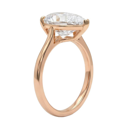 18K Rose Gold Plated, 10K Solid Rose Gold